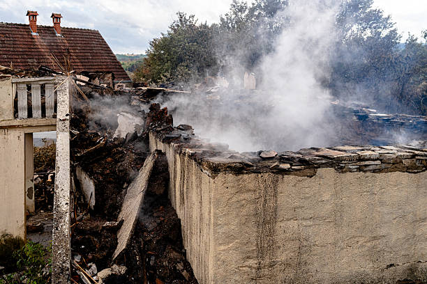 Professional Fire Damage Removal technician working in Webster, MN